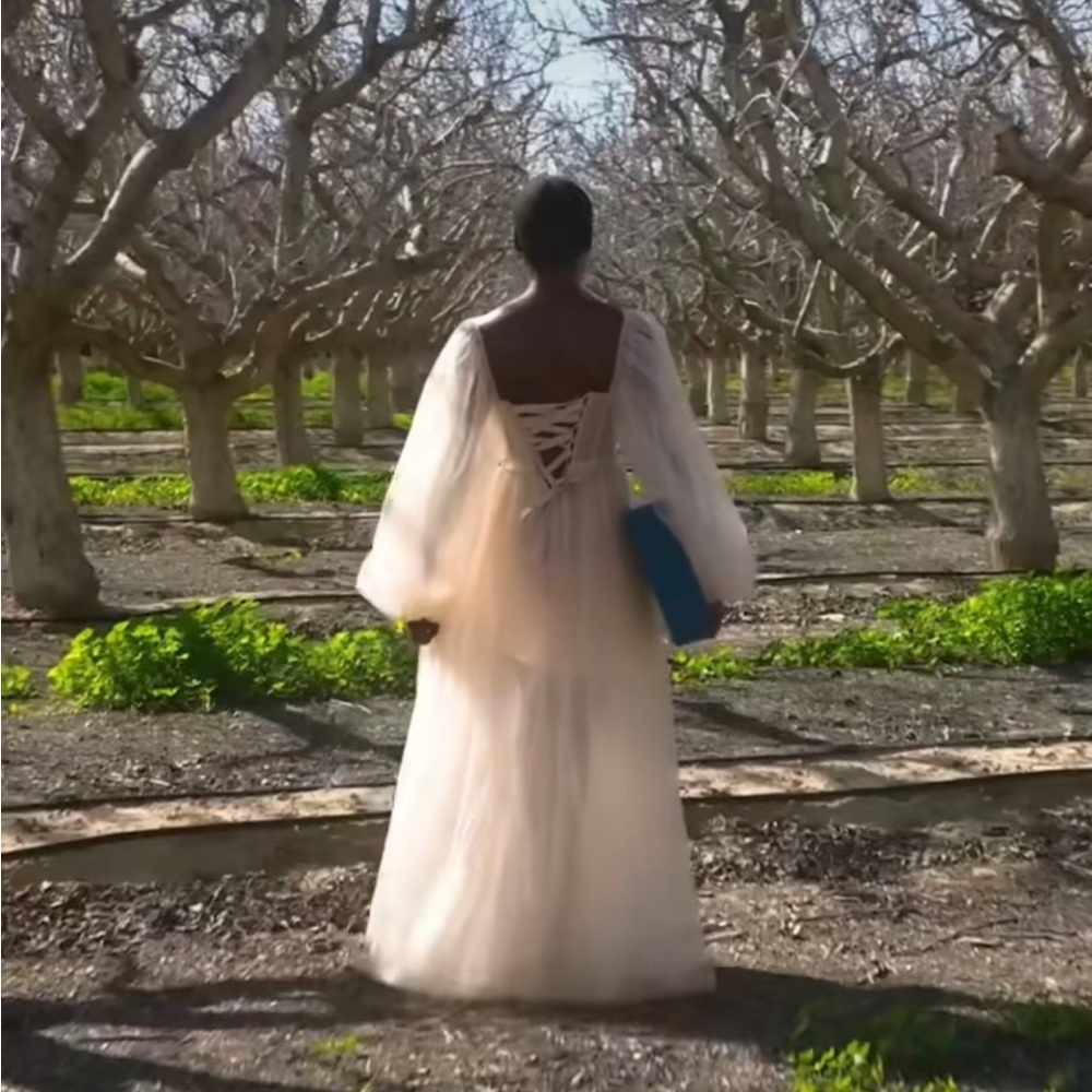 Beige maxi gown